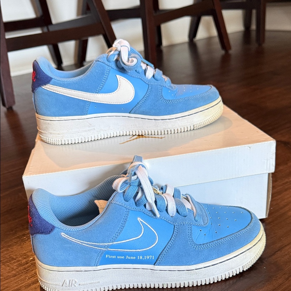 Nike Air Force 1 Blue Sneakers- LIMITED EDITION